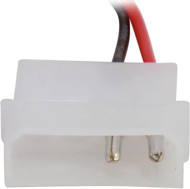 Alt view image 2 of 4 - KINGWIN ML-01 4 in. 4 Pin (M) to 3 Pin (F) Adapter Cable