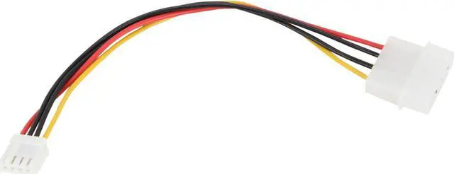 Alt view image 2 of 3 - KINGWIN ML-03 4 Pin Molex(M) to 4 Pin Floppy(F) Power Adapter Cable Male to Female