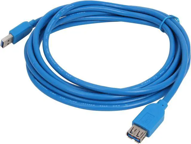 Alt view image 2 of 3 - Tripp Lite U324-010 Blue USB 3.0 SuperSpeed A/A Extension Cable