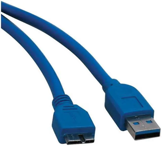 Main image of Tripp Lite U326-003 Blue USB 3.0 Super Speed Device cable (A Male to Micro - B Male)