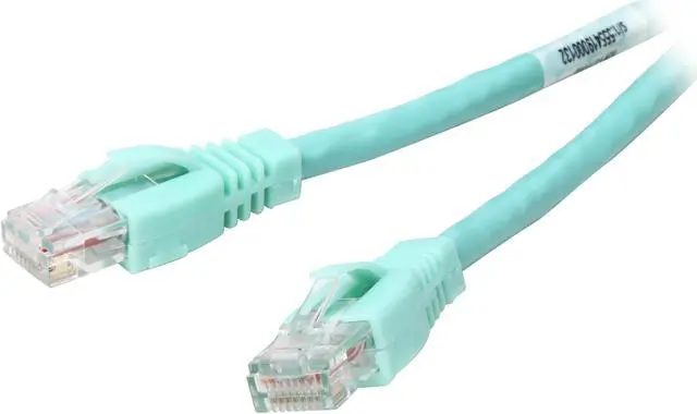 Main image of TRIPP LITE N261-014-AQ 14 ft. Cat 6A Aqua 10G Certified Patch Cable