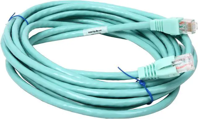 Alt view image 2 of 3 - TRIPP LITE N261-014-AQ 14 ft. Cat 6A Aqua 10G Certified Patch Cable