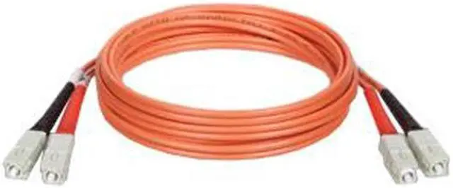Alt view image 2 of 2 - TRIPP LITE N306-07M 23 ft. Orange Fiber Optic Multimode Duplex Patch Cable