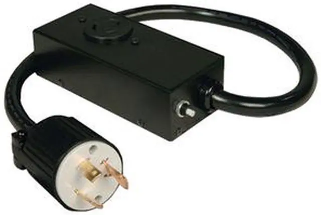 Alt view image 2 of 2 - Tripp Lite Model P043-002 24" 10AWG Heavy Duty Power Cord with 20 AMP Breaker