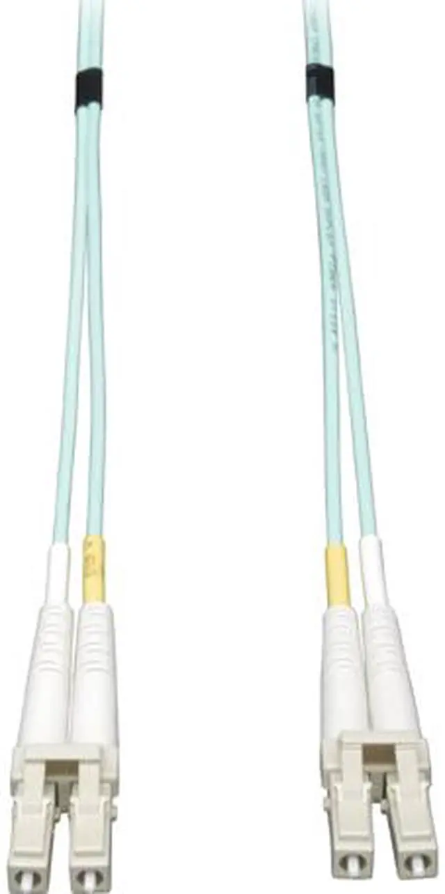 Main image of Tripp Lite 10Gb Duplex Multimode 50/125 OM3 LSZH Fiber Patch Cable (LC/LC) - Aqua, 3M/10-ft. (N820-03M)