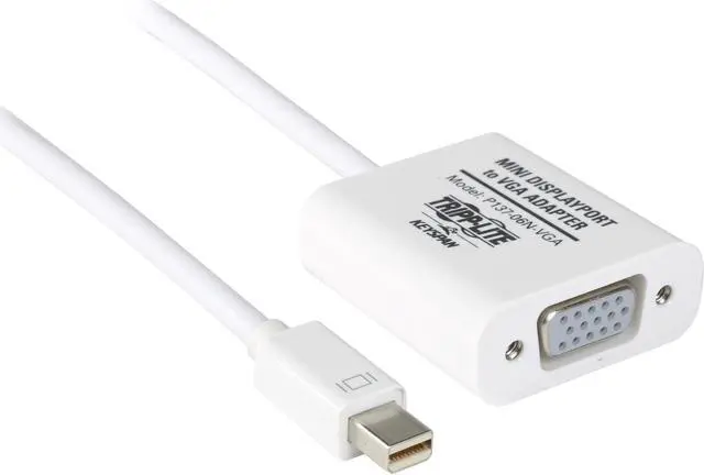 Main image of Tripp Lite Keyspan Mini DisplayPort to VGA Active Cable Adapter, Converter for MDP to VGA (M/F), 1920x1200/1080p, 6-in. (P137-06N-VGA)