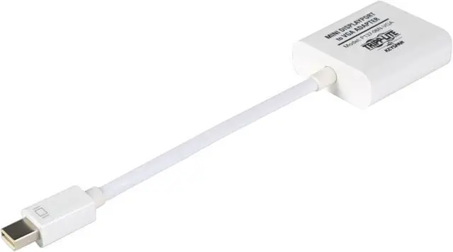 Alt view image 2 of 3 - Tripp Lite Keyspan Mini DisplayPort to VGA Active Cable Adapter, Converter for MDP to VGA (M/F), 1920x1200/1080p, 6-in. (P137-06N-VGA)