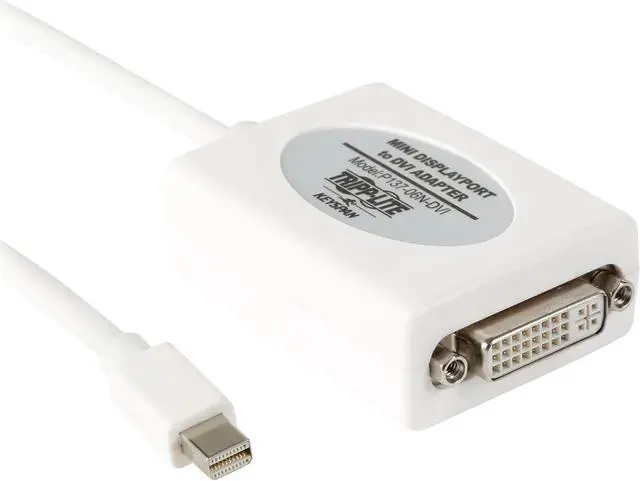 Main image of Tripp Lite Keyspan Mini DisplayPort to DVI Cable Adapter, Converter for MDP to DVI (M/F), 1920x1200/1080p, 6-in. (P137-06N-DVI)