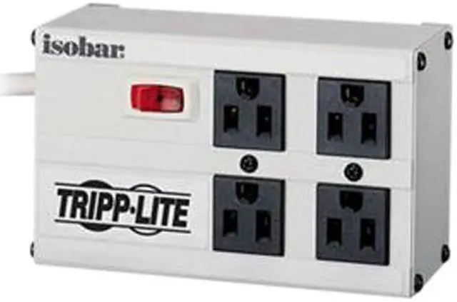 Alt view image 2 of 2 - TRIPP LITE ISOBAR4 6 ft 4 Outlets 3300 J Isobar Surge Suppressor