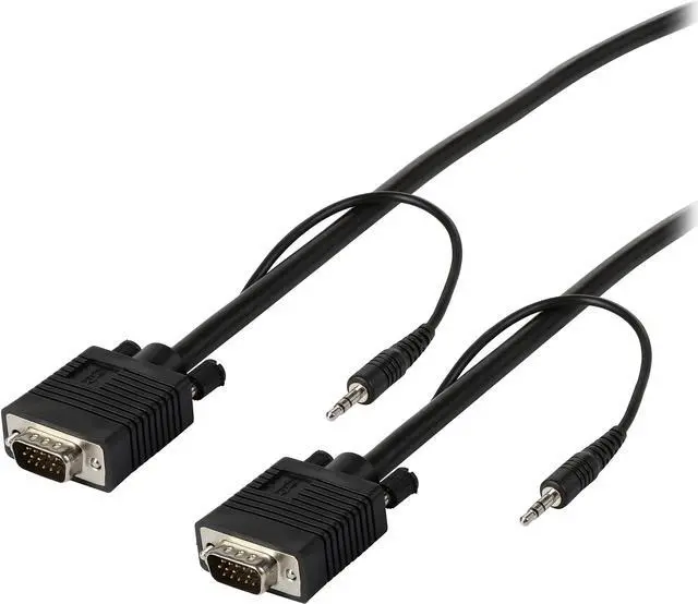 Main image of Tripp Lite P504-006 6 ft. HD15M to HD15M SVGA/VGA Monitor Cable w/Built-in Audio connectors