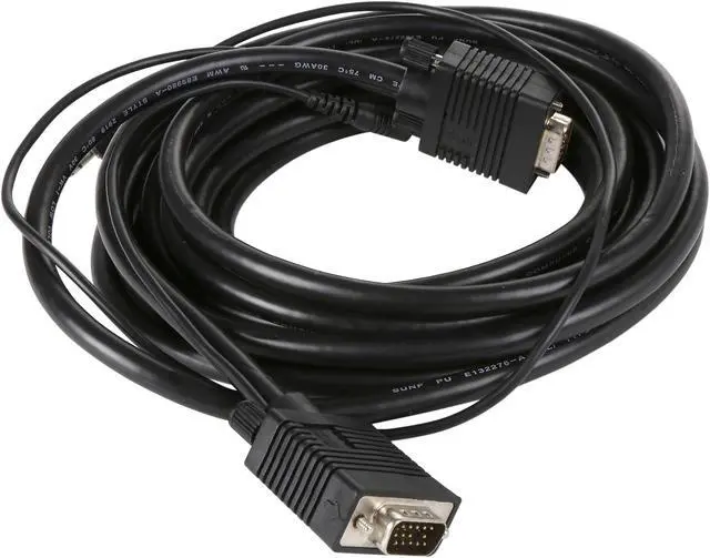 Alt view image 2 of 3 - Tripp Lite P504-015 15 ft. HD15M to HD15M SVGA/VGA Monitor Cable w/Built-in Audio connectors