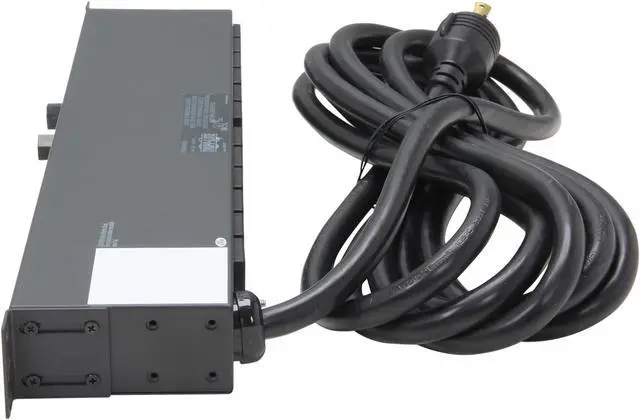 Alt view image 2 of 5 - Tripp Lite Metered PDU, 30A, 12 Outlets (5-15/20R), 120 V, L5-30P, 15 ft. Cord, 1U Rack-Mount Power (PDUMH30)