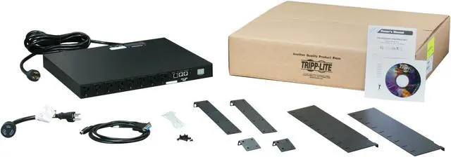 Alt view image 5 of 5 - Tripp Lite PDUMH20NET Switched 1U 120V 20A 12 ft Power Distribution Unit