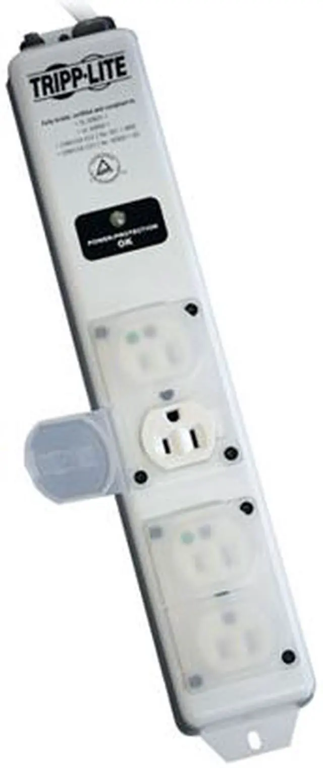 Alt view image 2 of 4 - TRIPP LITE SPS415HGULTRA 15 Feet 4 Outlets Surge Protector Hospital Grade 4 Outlet UL60601-1
