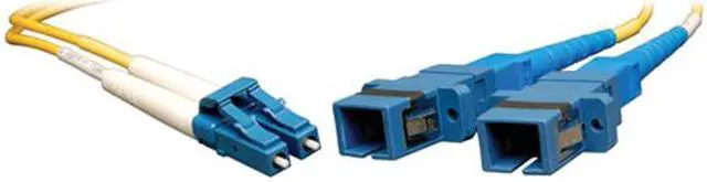 Main image of Tripp Lite N458-001-9 1 ft. Duplex SMF 8.3/125 Adapter (LC-Male/SC-Female)
