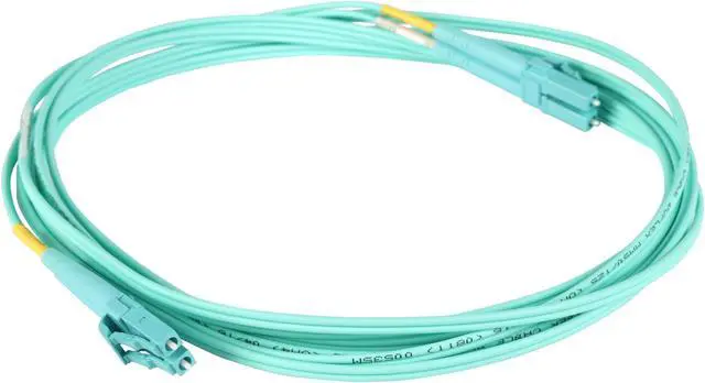 Alt view image 2 of 3 - Tripp Lite N820-03M-OM4 10 ft. 40/100Gb Duplex MMF 50/125 OM4 LSZH Patch Cable Male to Male