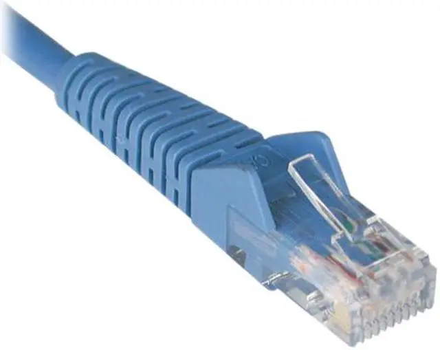 Main image of TRIPP LITE N201-004-BL 4 ft. Cat 6 Blue Gigabit Snagless Molded Patch Cable (RJ45 M/M)