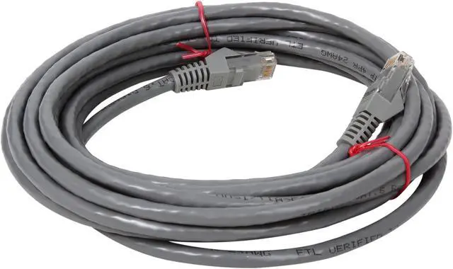 Alt view image 2 of 3 - TRIPP LITE N201-015-GY 15 ft. Cat 6 Gray Gigabit Snagless Molded Patch Cable (RJ45 M/M)