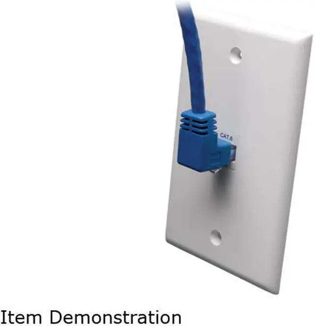 Alt view image 3 of 3 - TRIPP LITE N204-005-BL-UP 5 ft. Cat 6 Blue Gigabit Up Angle to Straight Patch Cable