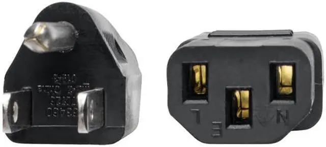 Alt view image 3 of 7 - Tripp Lite Universal Computer Power Cord, 10A, 18AWG (NEMA 5-15P to IEC-320-C13), 10-ft. (P006-010)