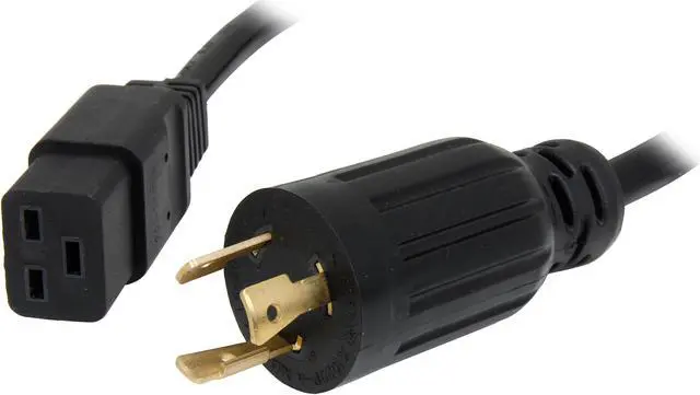 Main image of Tripp Lite Model P040-006 6 ft. 12AWG Heavy Duty Power Cord (IEC-320-C19 to NEMA L6-20P)