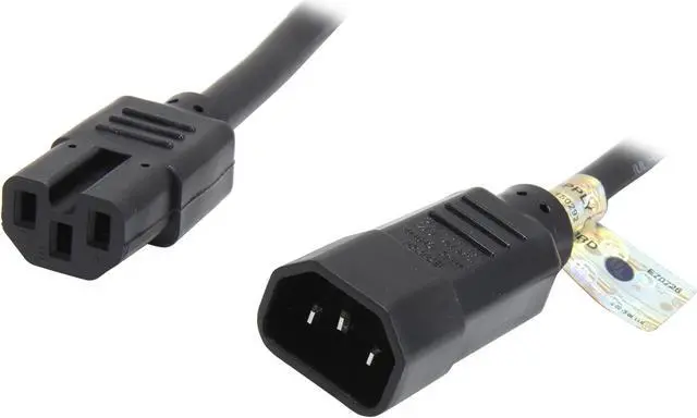 Main image of Tripp Lite 3-ft Heavy Duty Computer Power Cord, 15A, 14AWG (IEC-320-C14 to IEC-320-C15) (P018-003)