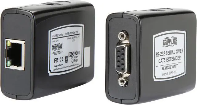 Main image of Tripp Lite B165-101 RS-232 / Serial over Cat5 Extender Transmitter + Receiver