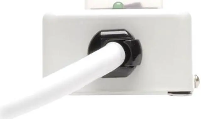 Alt view image 5 of 6 - TRIPP LITE SPS606HGRA 6 Feet 6 Outlets 1050 Joules Surge Protector with Right-Angle Hospital-Grade Plug and Receptacles