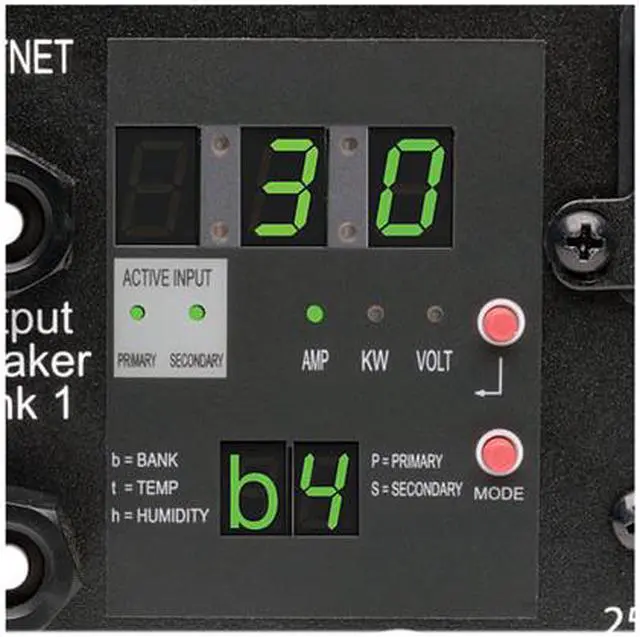 Alt view image 4 of 7 - Tripp Lite PDUMH30ATNET Switched 2U 120V 30A 10 Feet Power Distribution Unit
