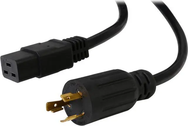 Main image of Tripp Lite Model P040-014 14 ft. 12AWG Heavy Duty Power Cord (IEC-320-C19 to NEMA L6-20P)