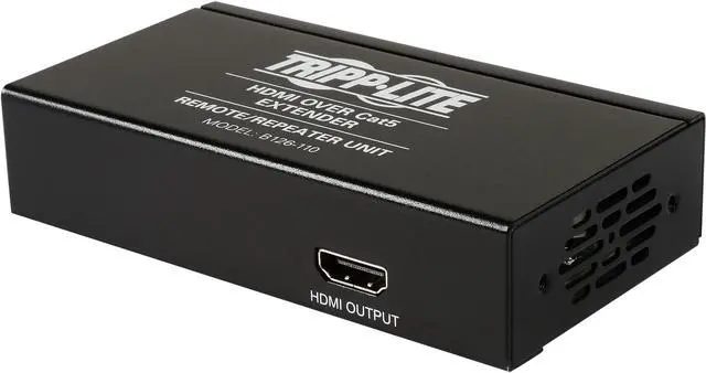 Main image of Tripp Lite HDMI Over Cat5 / Cat6 Remote Extender Repeater for Video and Audio, 1080p at 60Hz (B126-110)