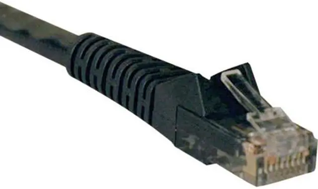 Main image of Tripp Lite Cat6 Gigabit Snagless Molded Patch Cable (RJ45 M/M) - Black, 50 ft. (N201-050-BK)