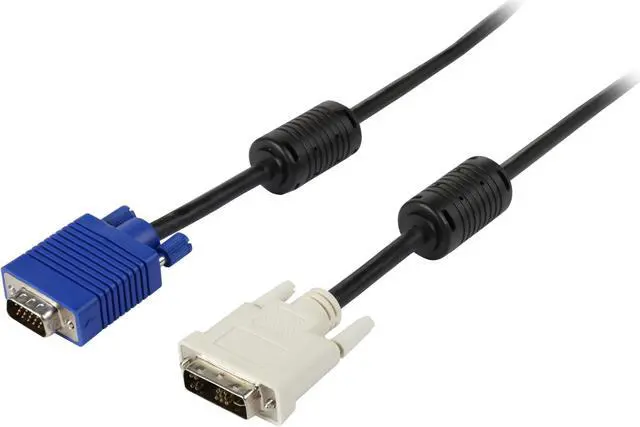Main image of Tripp Lite P556-010 Black Connector A: DVI-A Connector B: HD15 (MALE) DVI to VGA Cable (DVI Male to HD15 Male)