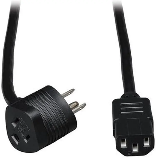 Alt view image 2 of 2 - Tripp Lite Model P006-006-515MF 6 ft. Piggyback Power Cord (NEMA 5-15P/R to IEC-320-C13)