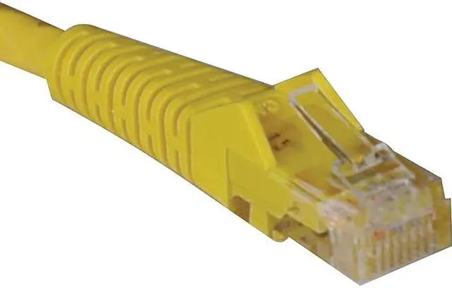 Main image of Tripp Lite N001-050-YW 50-ft. Yellow Cat5e 350MHz Snagless Molded Cable (RJ45 M/M)