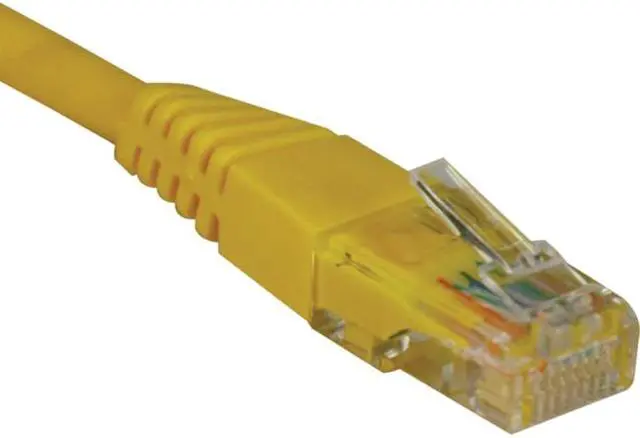 Main image of Tripp Lite N002-050-YW 50-ft. Cat5e 350MHz Molded Cable (RJ45 M/M) – Yellow