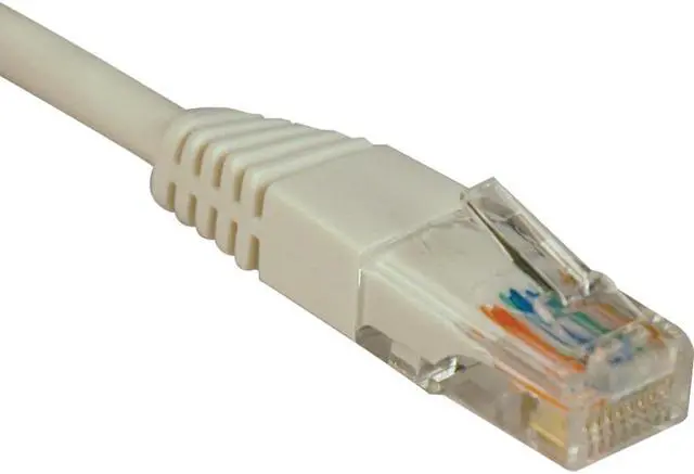 Alt view image 4 of 5 - Tripp Lite Cat5e 350MHz Molded Patch Cable (RJ45 M/M) - White, 6-ft. (N002-006-WH)