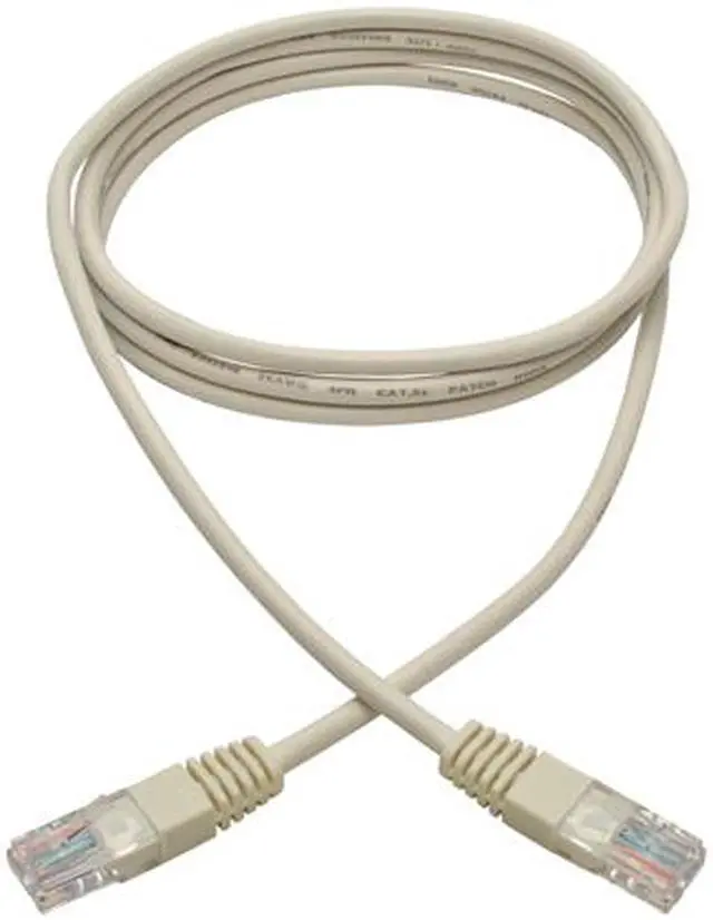 Alt view image 2 of 5 - Tripp Lite Cat5e 350MHz Molded Patch Cable (RJ45 M/M) - White, 6-ft. (N002-006-WH)