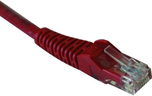 Main image of Tripp Lite 15-ft. Cat5e 350MHz Snagless Molded Cable (RJ45 M/M) - Red