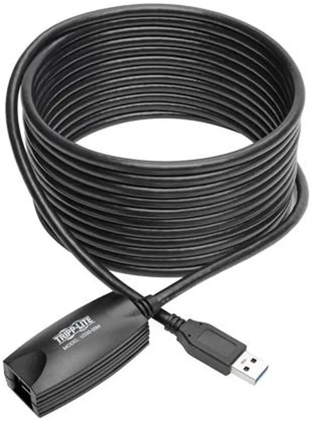 Alt view image 2 of 7 - Tripp Lite USB 3.0 SuperSpeed Active Extension Repeater Cable (A M/F), 5M/16-ft. (U330-05M)