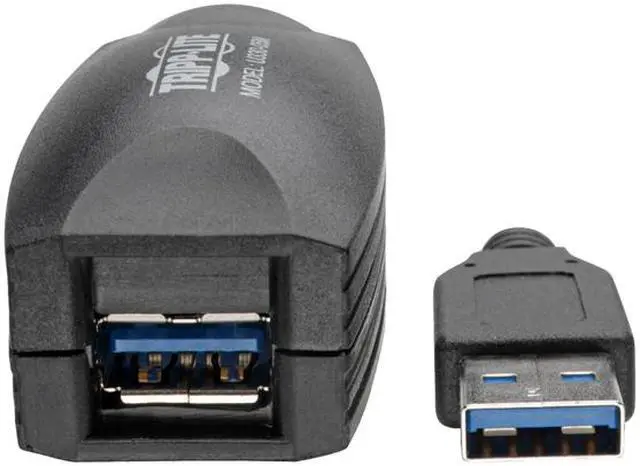 Alt view image 3 of 7 - Tripp Lite USB 3.0 SuperSpeed Active Extension Repeater Cable (A M/F), 5M/16-ft. (U330-05M)