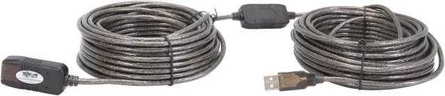 Alt view image 2 of 3 - Tripp Lite USB 2.0 Hi-Speed Active Extension Repeater Cable (M/F), USB Type-A, 20M (65-ft.) (U026-20M)