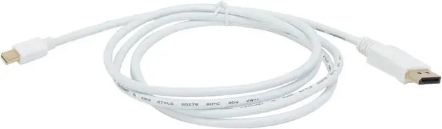 Alt view image 2 of 3 - Tripp Lite Model P583-006 Mini Displayport to Displayport Cable Male to Male