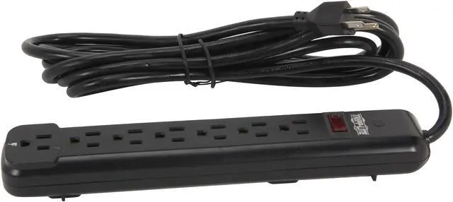 Alt view image 3 of 5 - TRIPP LITE POWER IT! PS712B 7 Outlets Power Strip 120V (110-125V) Input Voltage 1800 W Maximum Power 12 ft. Cord Length