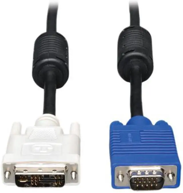 Main image of Tripp Lite P556-003 Black Connector A: DVI-A Connector B: HD15 (MALE) Superior molded cables with foil-shielding for maximum EMI/RFI protection