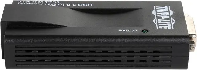 Alt view image 4 of 7 - Tripp Lite U344-001-R USB 3.0 SuperSpeed to VGA-DVI Adapter, 512MB SDRAM – 2048x1152, 1080p