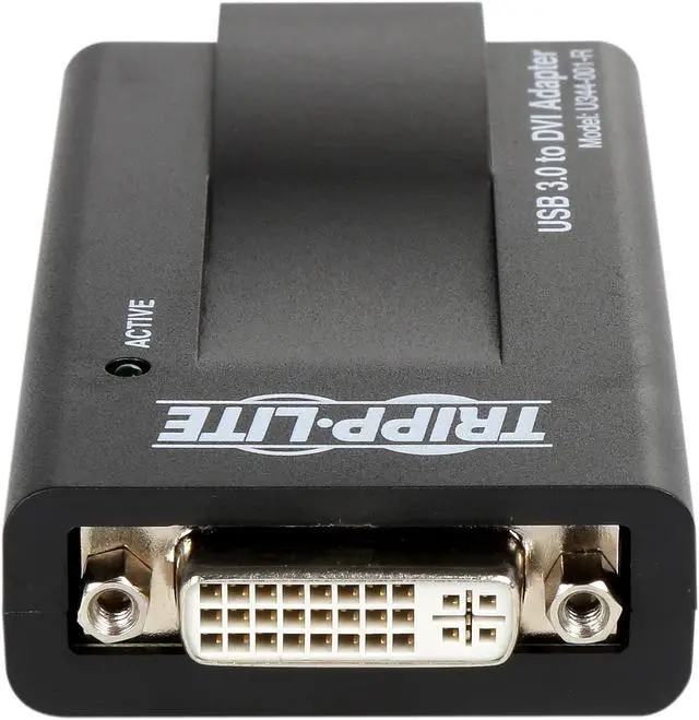 Alt view image 5 of 7 - Tripp Lite U344-001-R USB 3.0 SuperSpeed to VGA-DVI Adapter, 512MB SDRAM – 2048x1152, 1080p