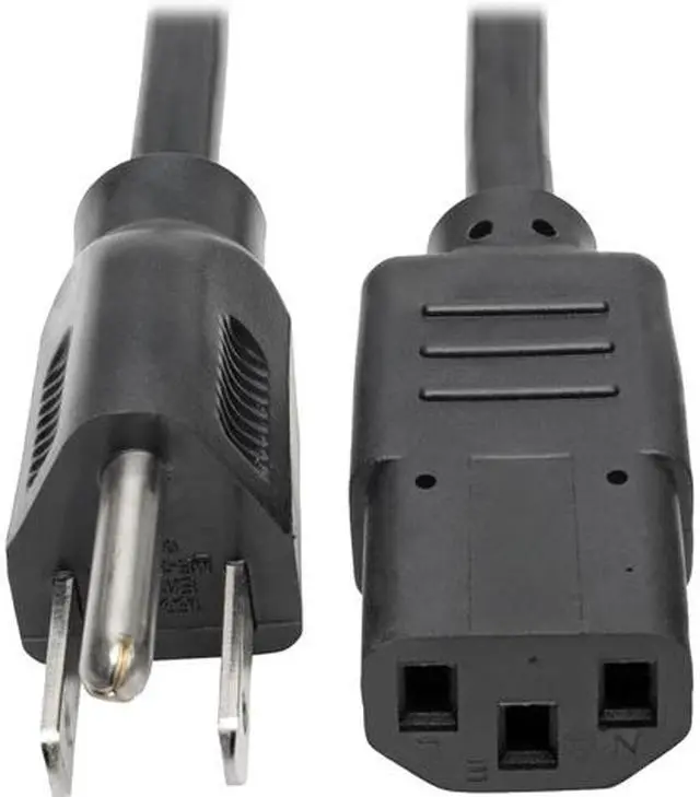 Main image of Tripp Lite Universal Computer Power Cord, 10A, 18AWG (NEMA 5-15P to IEC-320-C13), 15-ft. (P006-015)