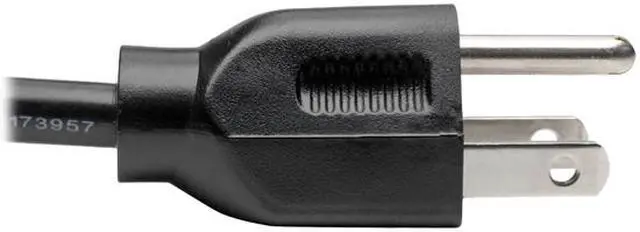 Alt view image 6 of 7 - Tripp Lite Universal Computer Power Cord, 10A, 18AWG (NEMA 5-15P to IEC-320-C13), 15-ft. (P006-015)