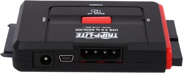 Alt view image 5 of 7 - Tripp Lite USB 2.0 to Serial ATA (SATA) and IDE Adapter for 2.5in / 3.5in / 5.25in Hard Drives (U238-000-1)